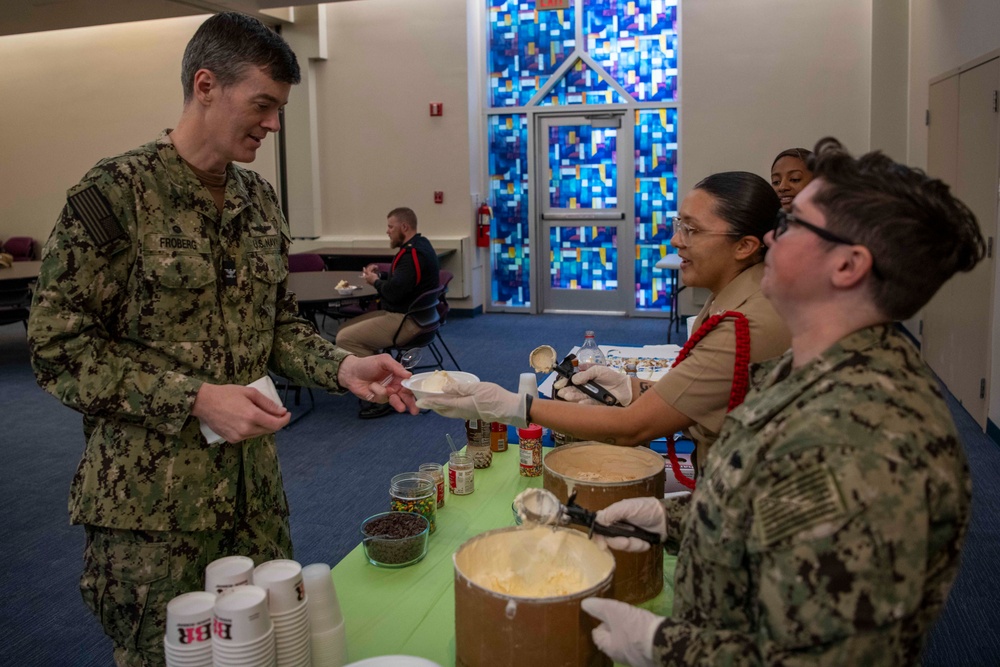Recruit Training Command Navy Birthday Ice Cream Social