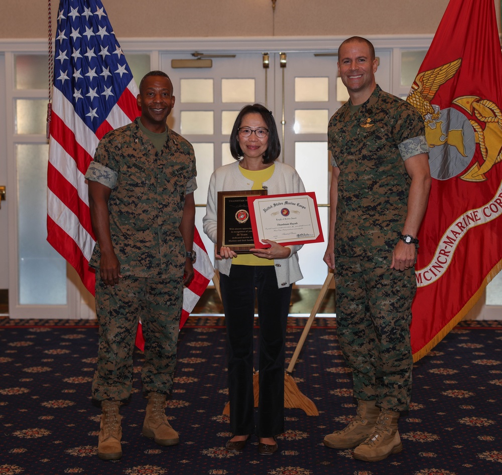 The Clubs at Quantico hosts the 3rd Quarter Civilian Awards