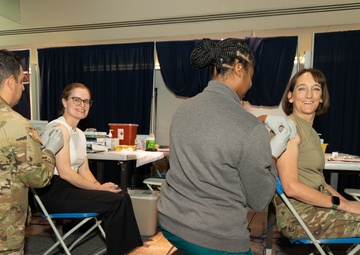 Walter Reed's Leadership Receive Their COVID 19 Vaccine