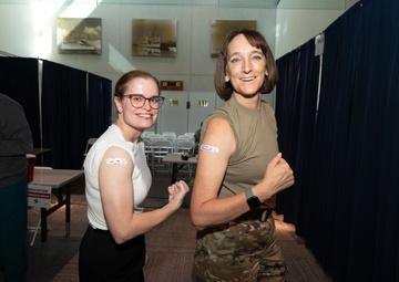 Walter Reed's Leadership Receive Their COVID 19 Vaccine