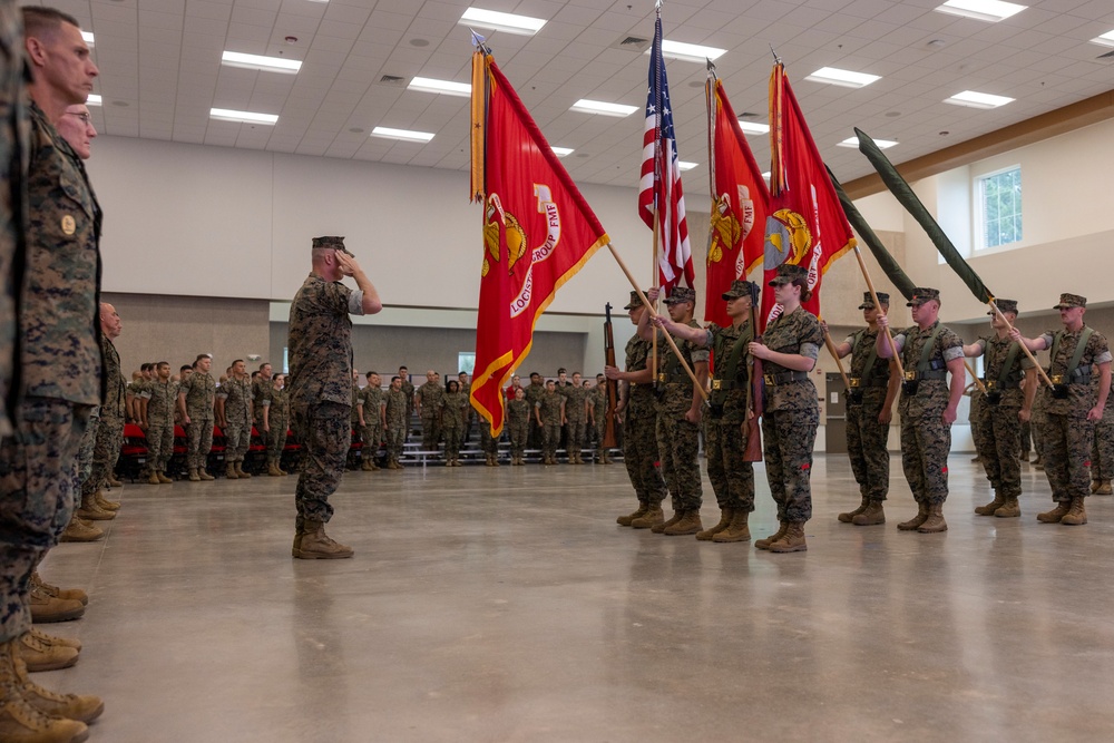 2nd Marine Logistics Group Conducts a Deactivation, Activation and Redesignation Ceremony