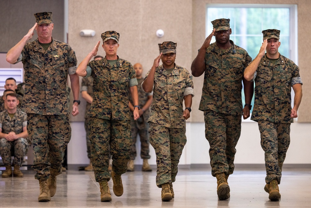 2nd Marine Logistics Group Conducts a Deactivation, Activation and Redesignation Ceremony