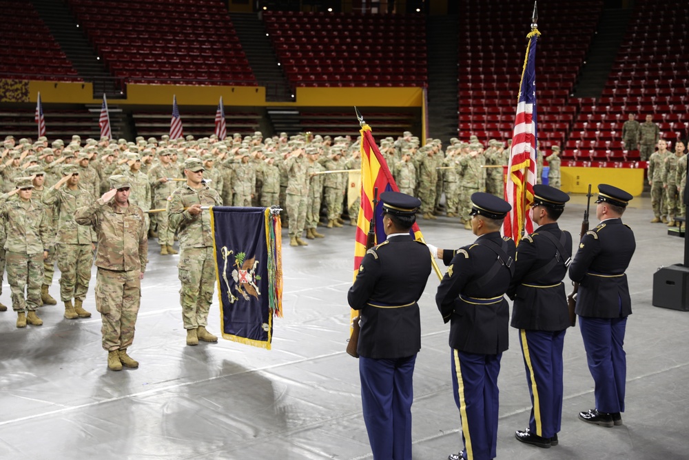 1- 158 Infantry Send Off Ceremony