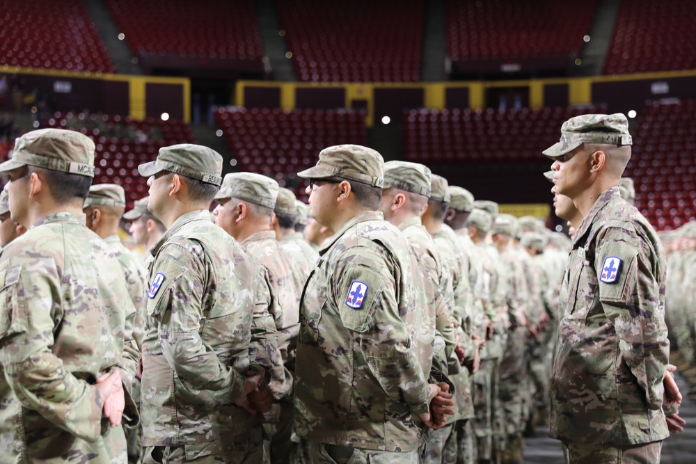 1- 158 Infantry Send Off Ceremony