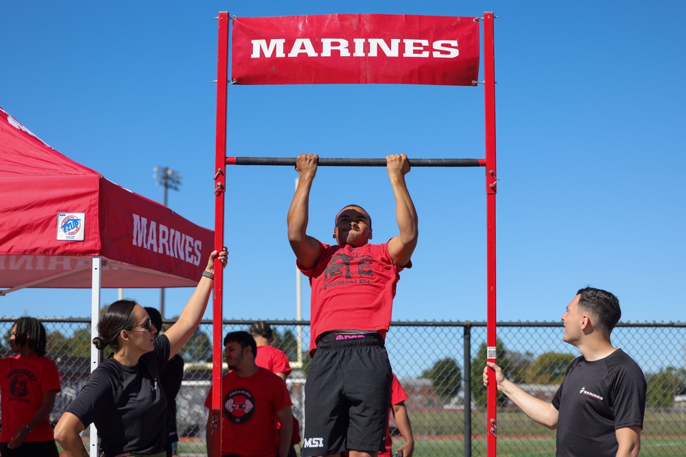 U.S. Marines Visit North East High School During Navy-Marine Week Philadelphia