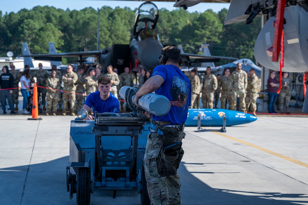 4th FW holds quarterly load crew and dedicated eagle keeper competitions