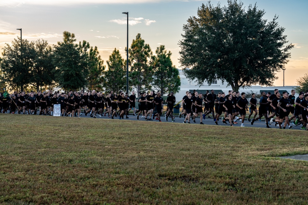 7th Special Forces Group (Airborne) holds a Suicide Prevention Run.