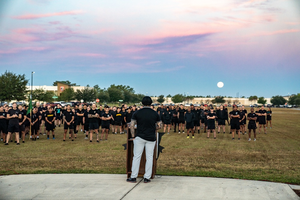 7th Special Forces Group (Airborne) holds a Suicide Prevention Run.