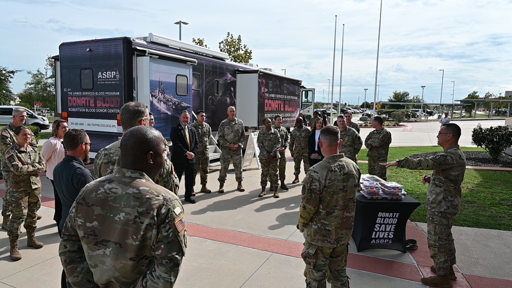 Robertson Blood Donor Center blood mobile back in service after long hiatus