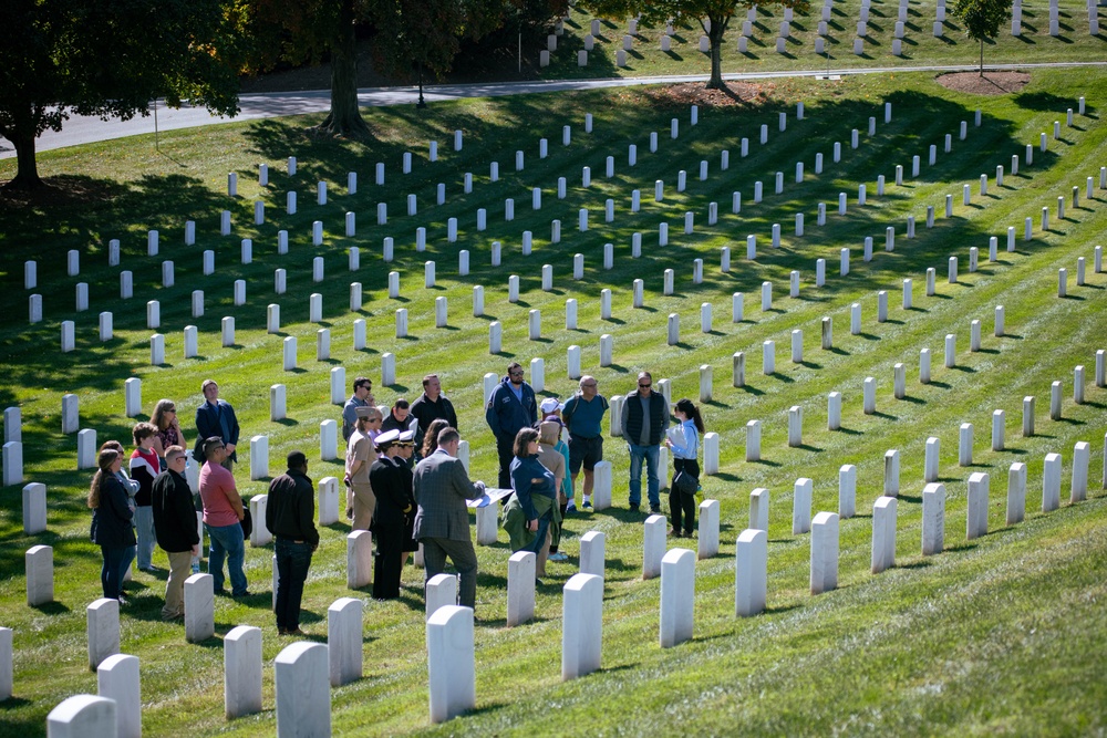 NHHC Supports Tour Honoring “Sacred 20” at Arlington National Cemetery on Navy Birthday