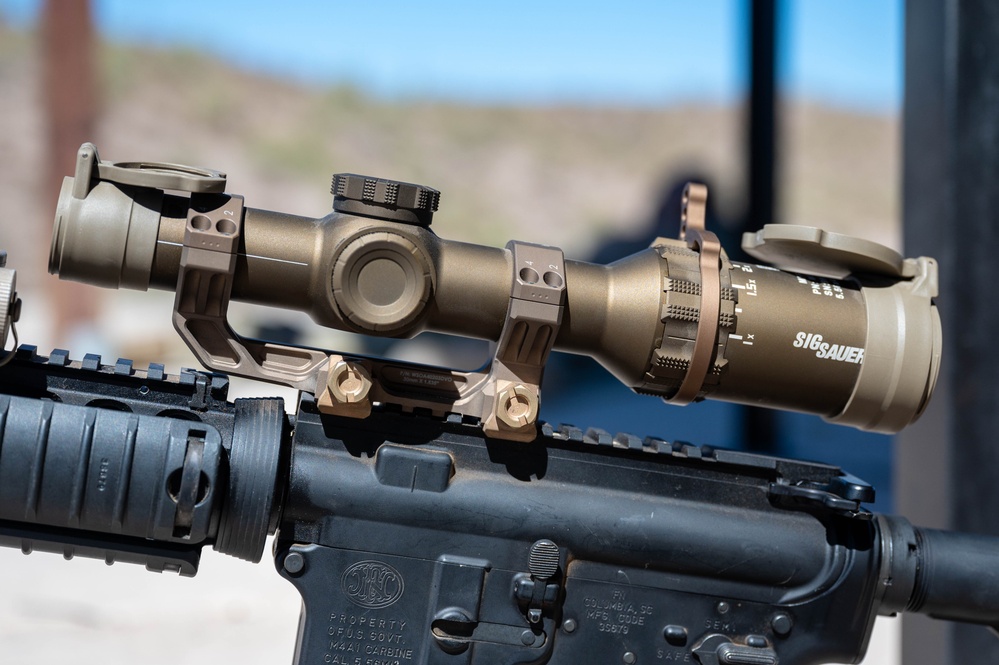 Defenders train with new rifle optic