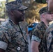 1st Marine Division hosts morning colors ceremony