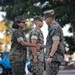 1st Marine Division hosts morning colors ceremony