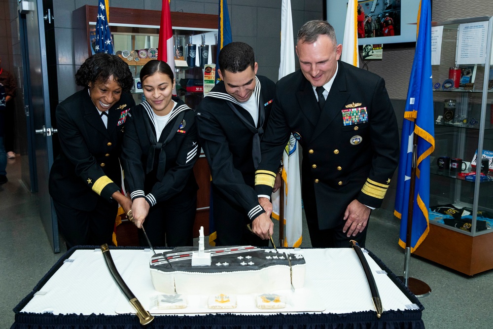 NORAD and USNORTHCOM celebrate the Navy's 248th Birthday