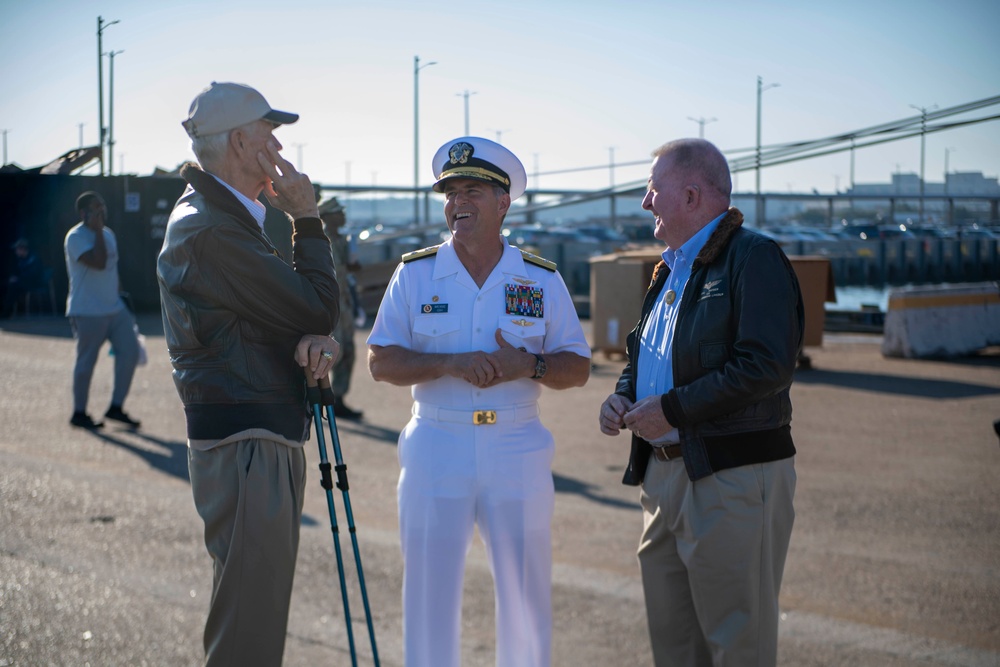 The Dwight D. Eisenhower Carrier Strike Group is Departing Naval Station Norfolk on a Scheduled Deployment