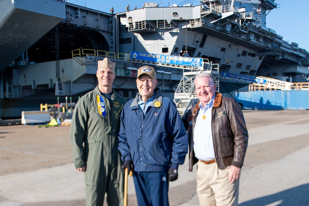 The Dwight D. Eisenhower Carrier Strike Group is Departing Naval Station Norfolk on a Scheduled Deployment