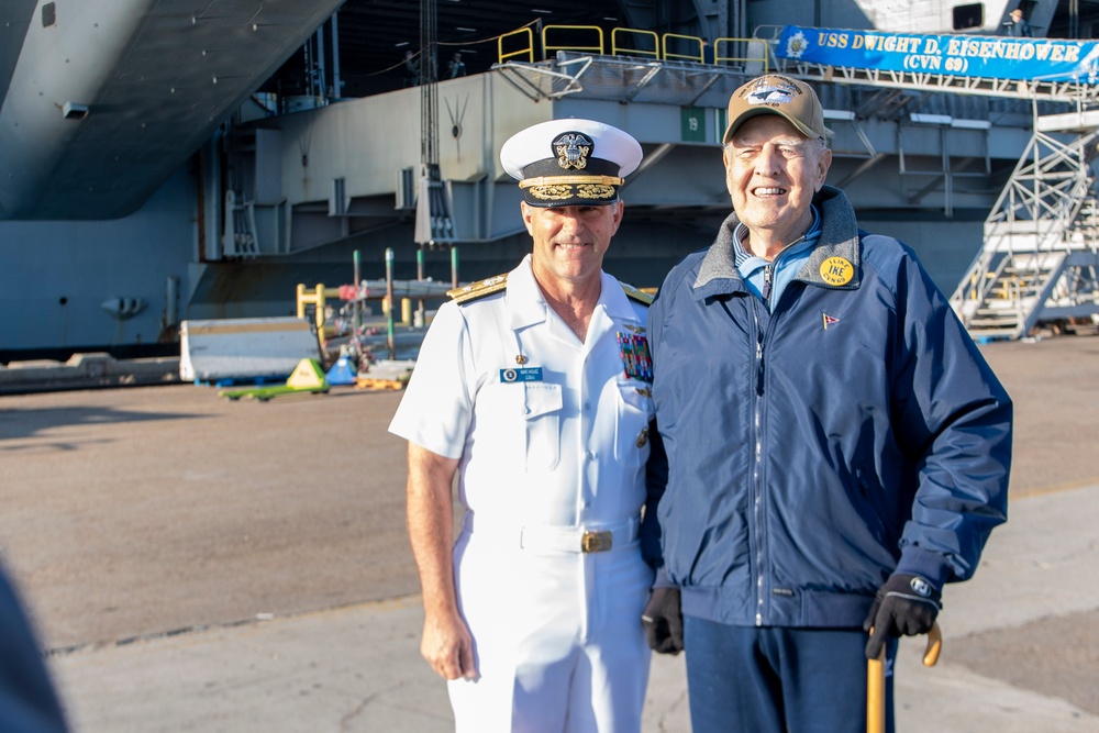 The Dwight D. Eisenhower Carrier Strike Group is Departing Naval Station Norfolk on a Scheduled Deployment