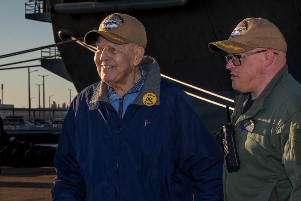 The Dwight D. Eisenhower Carrier Strike Group is Departing Naval Station Norfolk on a Scheduled Deployment