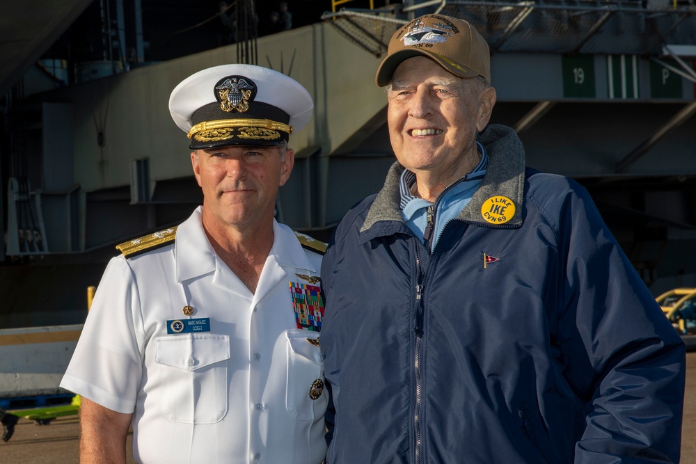 The Dwight D. Eisenhower Carrier Strike Group is Departing Naval Station Norfolk on a Scheduled Deployment