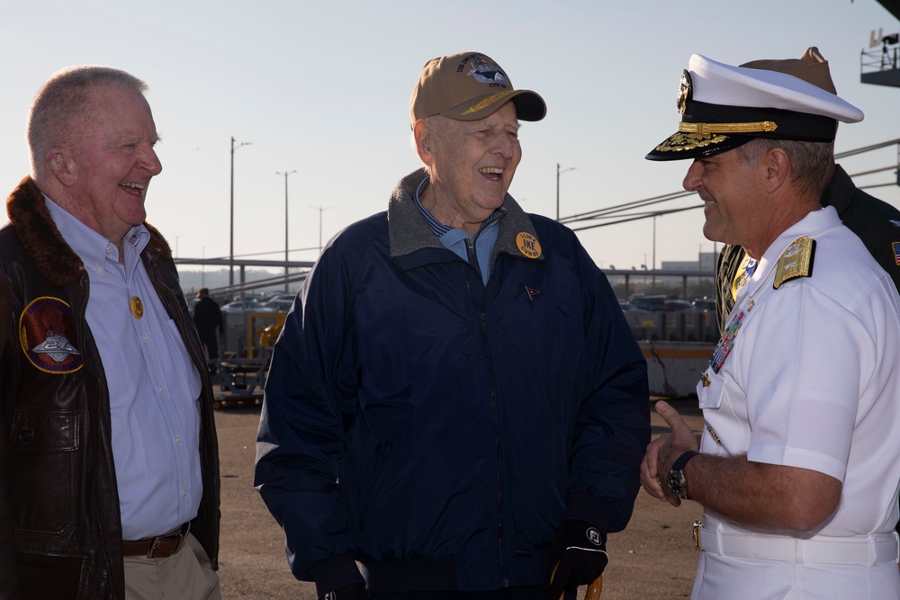 The Dwight D. Eisenhower Carrier Strike Group is Departing Naval Station Norfolk on a Scheduled Deployment