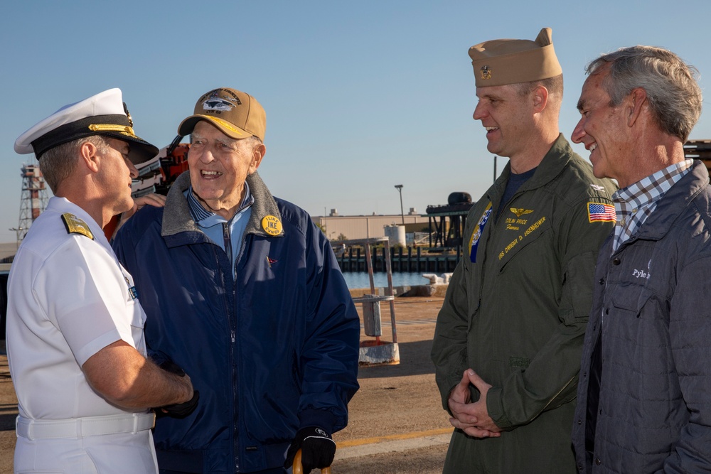 The Dwight D. Eisenhower Carrier Strike Group is Departing Naval Station Norfolk on a Scheduled Deployment