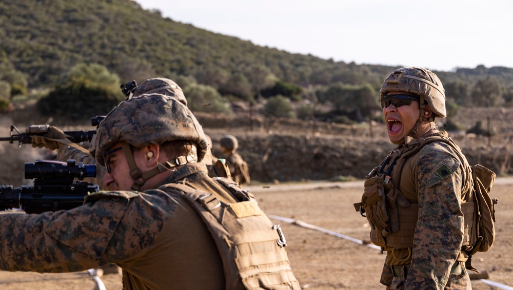 26MEU(SOC)’s LCE conduct live-fire range in Spain