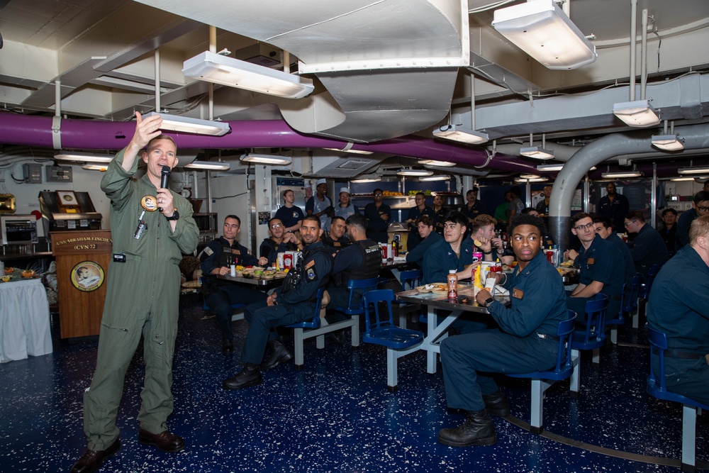 Abraham Lincoln celebrates 248th Navy birthday