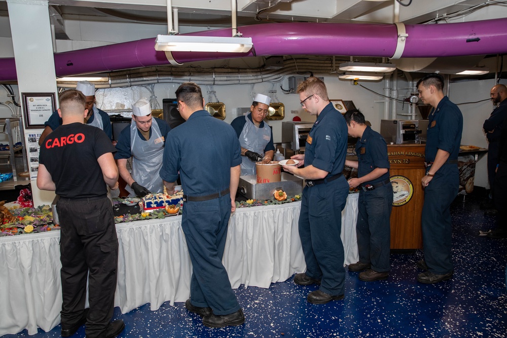 Abraham Lincoln celebrates 248th Navy birthday