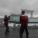 Sailors aboard the USS Rafael Peralta (DDG 115) conduct a replenishment-at-sea with Canadian Naval Replenishment Unit Asterix