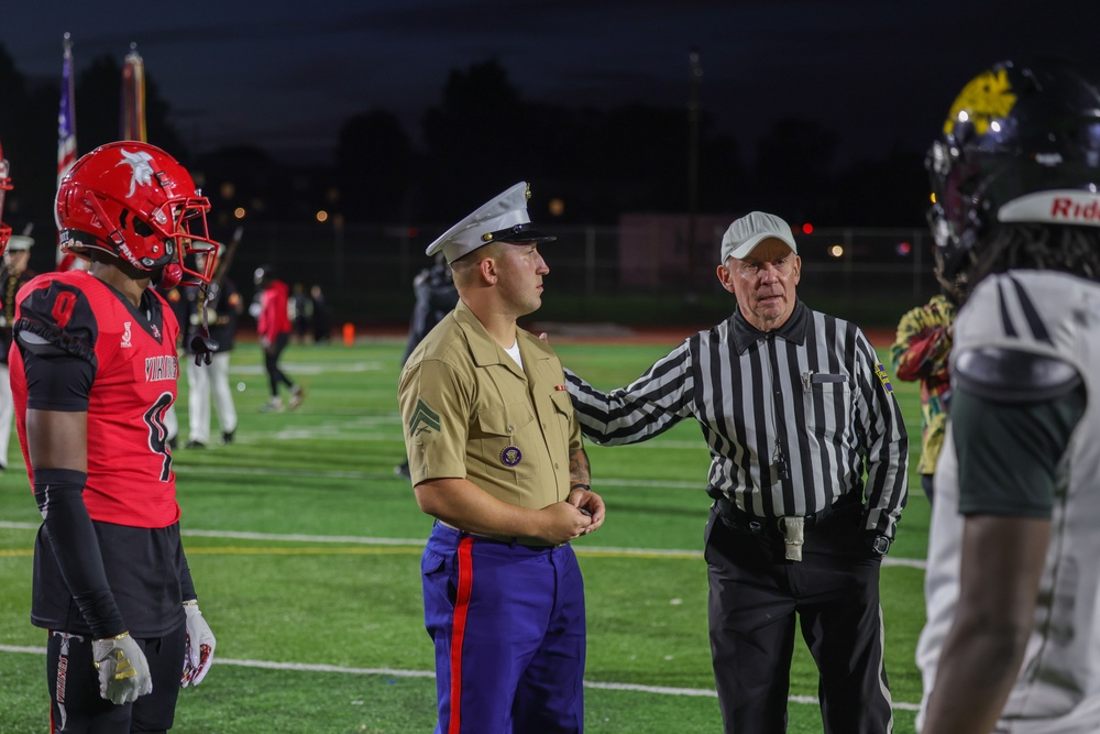 U.S. Marines Perform at Northeast High School During Navy-Marine Week Philadelphia