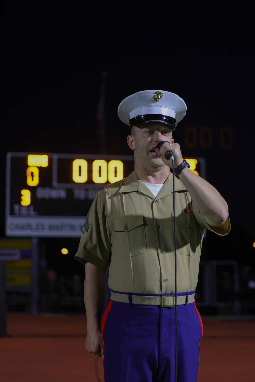 U.S. Marines Perform at Northeast High School During Navy-Marine Week Philadelphia