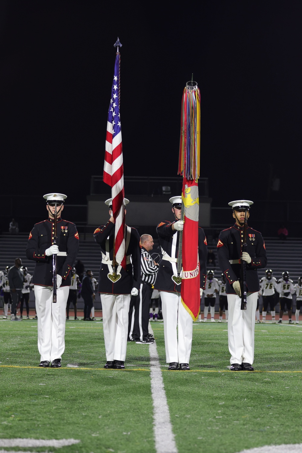 U.S. Marines Perform at Northeast High School During Navy-Marine Week Philadelphia