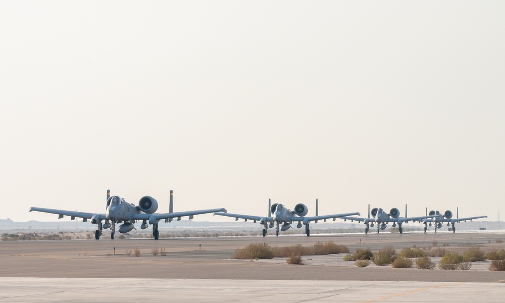 A-10s Arrive in U.S. Central Command AOR