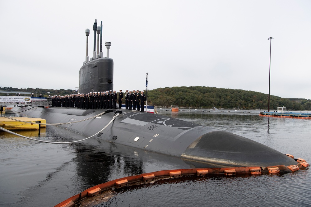 USS Hyman G. Rickover (SSN 795) Commissioning