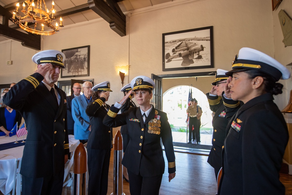 Rear Adm. Paula Dunn, vice chief of information, Attends Retirement Ceremony