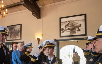 Rear Adm. Paula Dunn, vice chief of information, Attends Retirement Ceremony