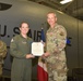 Col. Trenton Twedt accepts Meritorious Unit award
