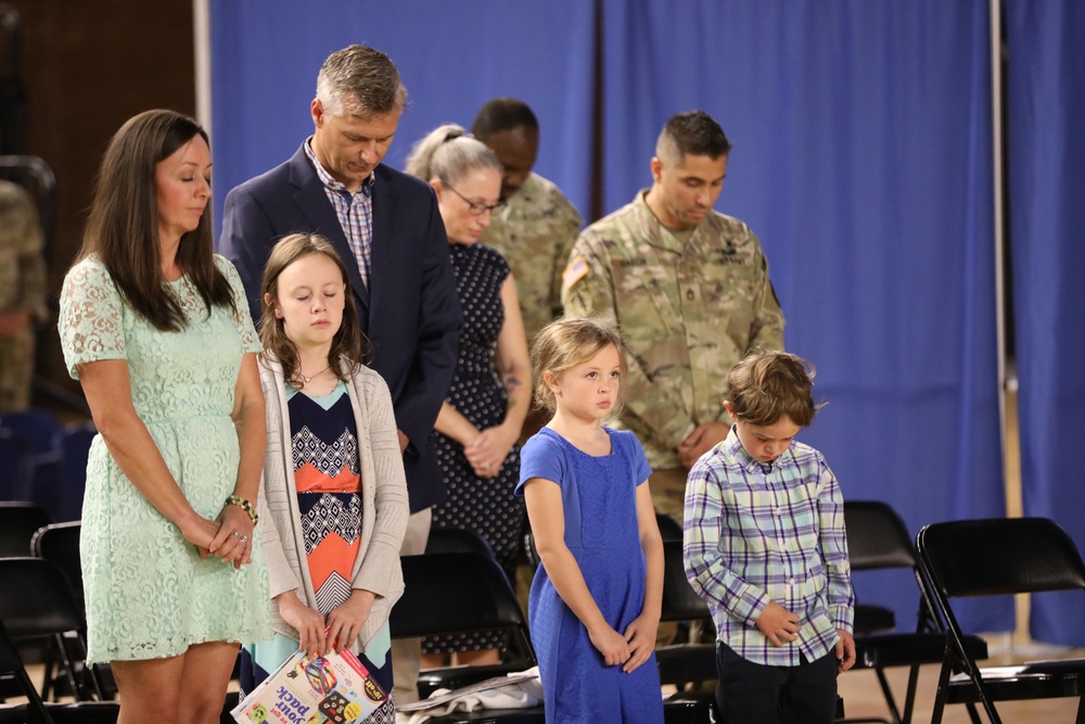 The District of Columbia National Guard’s 33rd Civil Support Team conducts a change of command ceremony