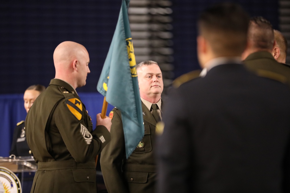 The District of Columbia National Guard’s 33rd Civil Support Team conducts a change of command ceremony