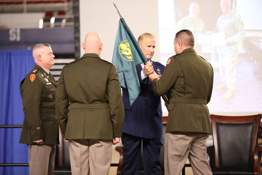 The District of Columbia National Guard’s 33rd Civil Support Team conducts a change of command ceremony