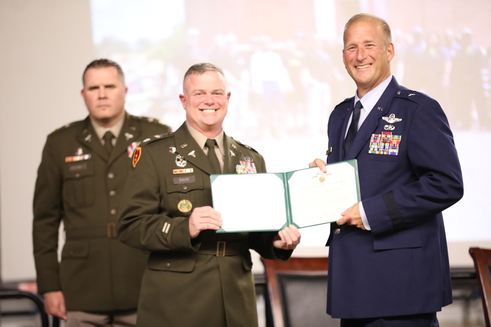 The District of Columbia National Guard’s 33rd Civil Support Team conducts a change of command ceremony