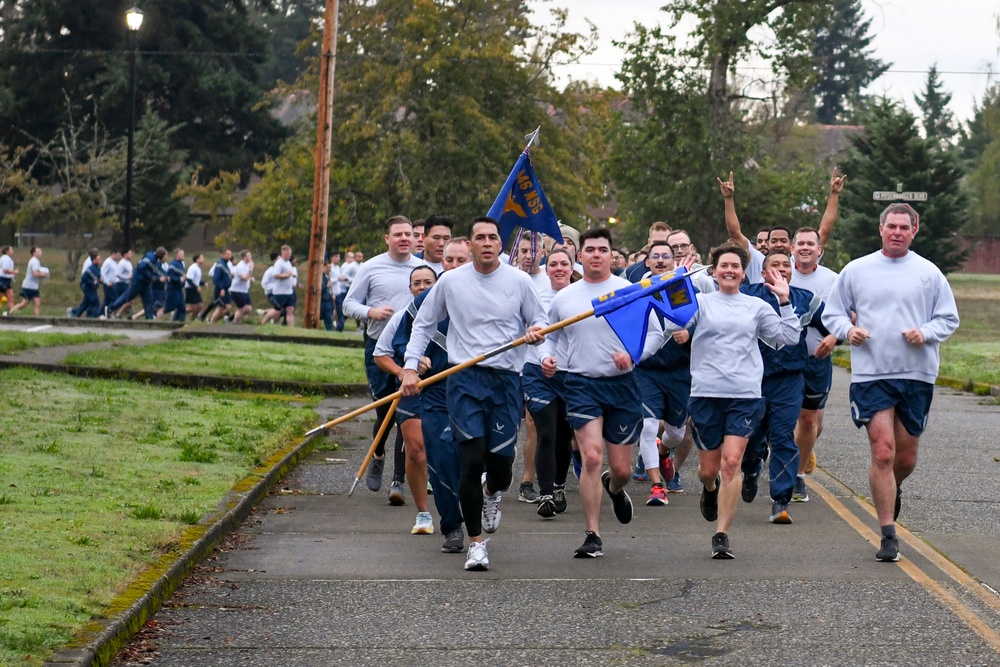 446th MSG formation run