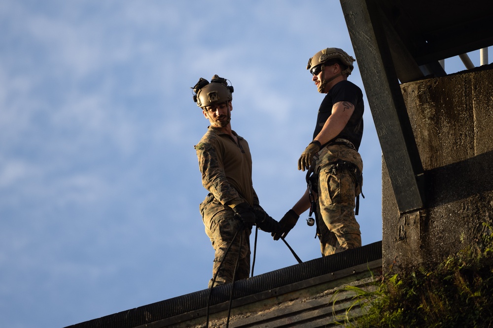 3d Battalion, 5th Marines Basic Jungle Skills Course: Rappelling Techniques