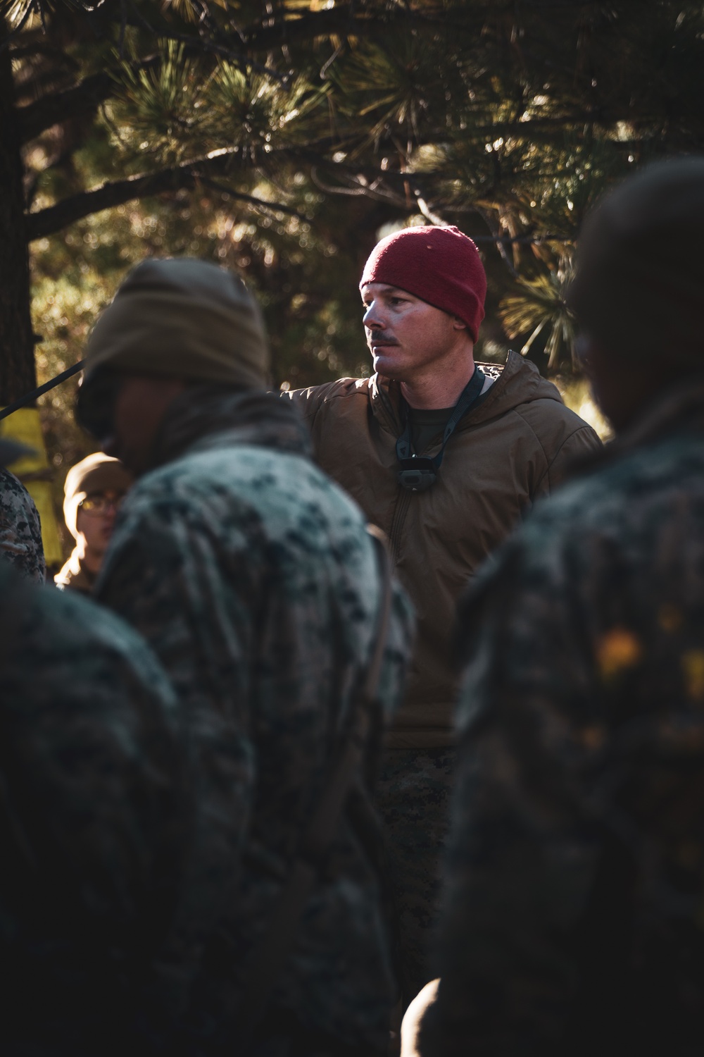 Marines with 2nd Battalion, 5th Marine Regiment, and the French 27 Mountain Infantry Brigade attend classes and perform stream crossing for MTX 1-24