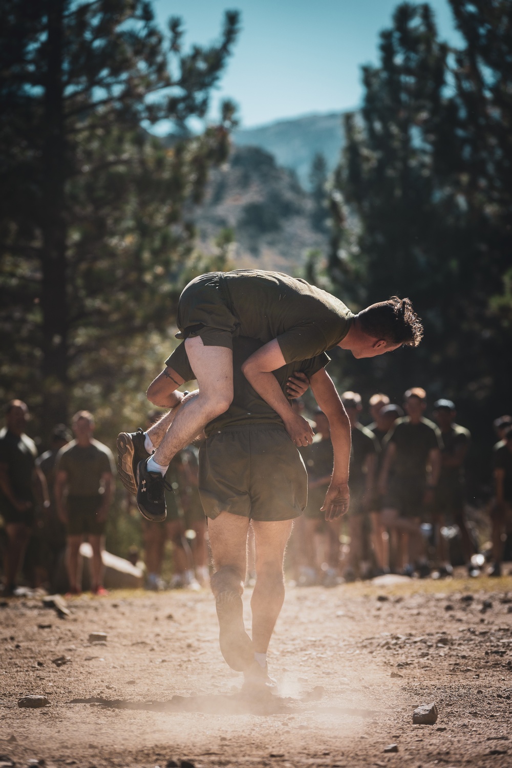 Marines with 2nd Battalion, 5th Marine Regiment, and the French 27 Mountain Infantry Brigade attend classes and perform stream crossing for MTX 1-24