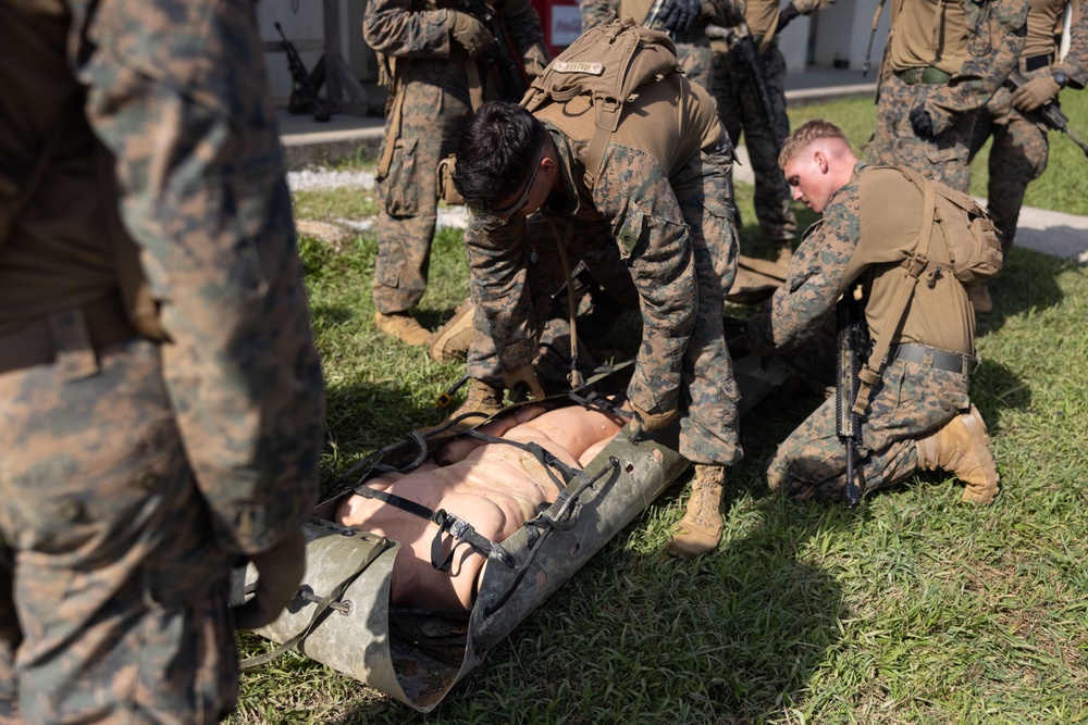 3d Battalion, 5th Marines Basic Jungle Skills Course: Casualty Evacuation Drill