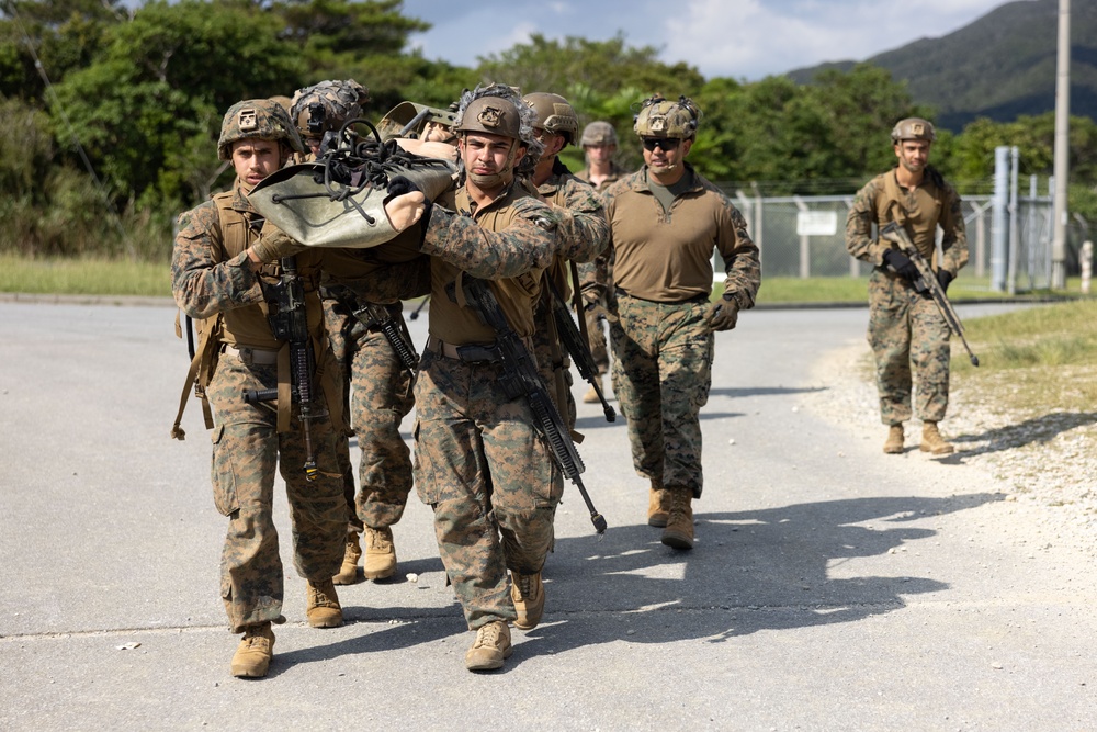 3d Battalion, 5th Marines Basic Jungle Skills Course: Casualty Evacuation Drill