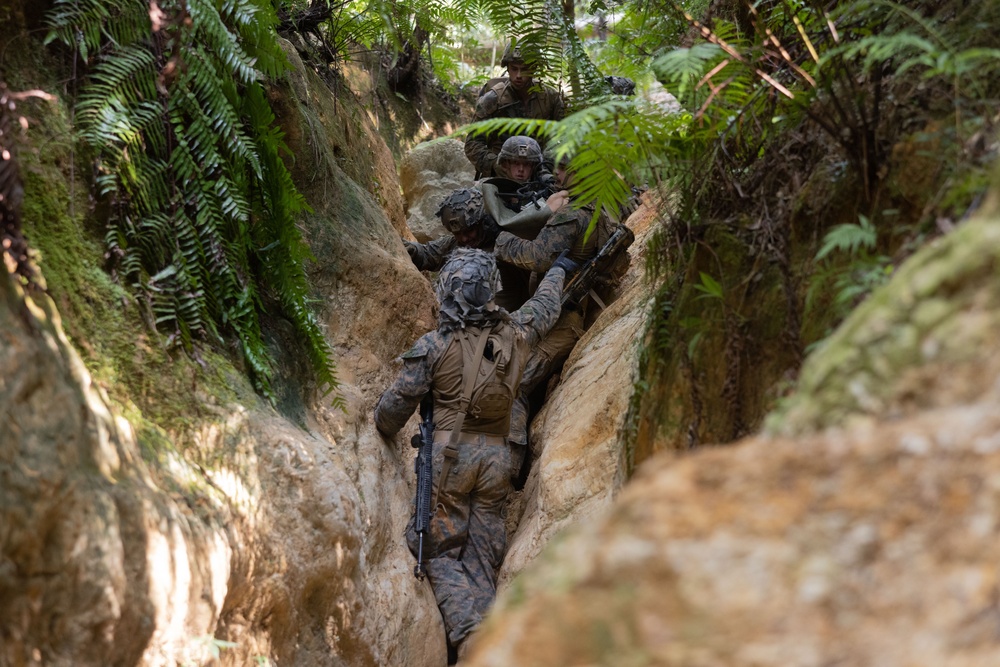 3d Battalion, 5th Marines Basic Jungle Skills Course: Casualty Evacuation Drill