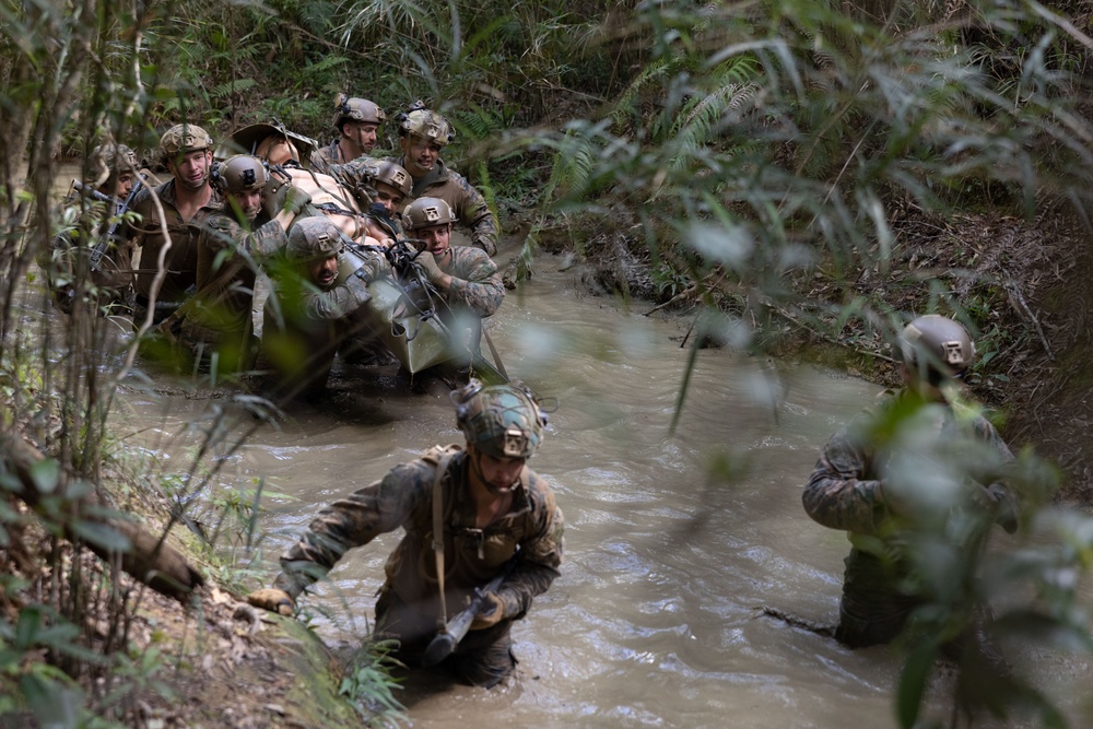 3d Battalion, 5th Marines Basic Jungle Skills Course: Casualty Evacuation Drill