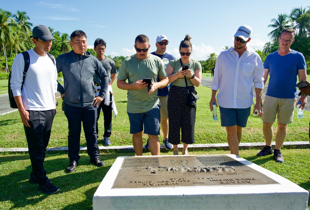 Pacific Partnership 2023 Visits Japanese Memorial in Wewak